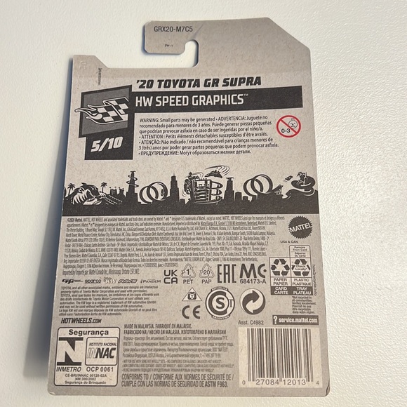 HOT WHEELS ‘20 TOYOTA GR SUPRA - Picture 3 of 3